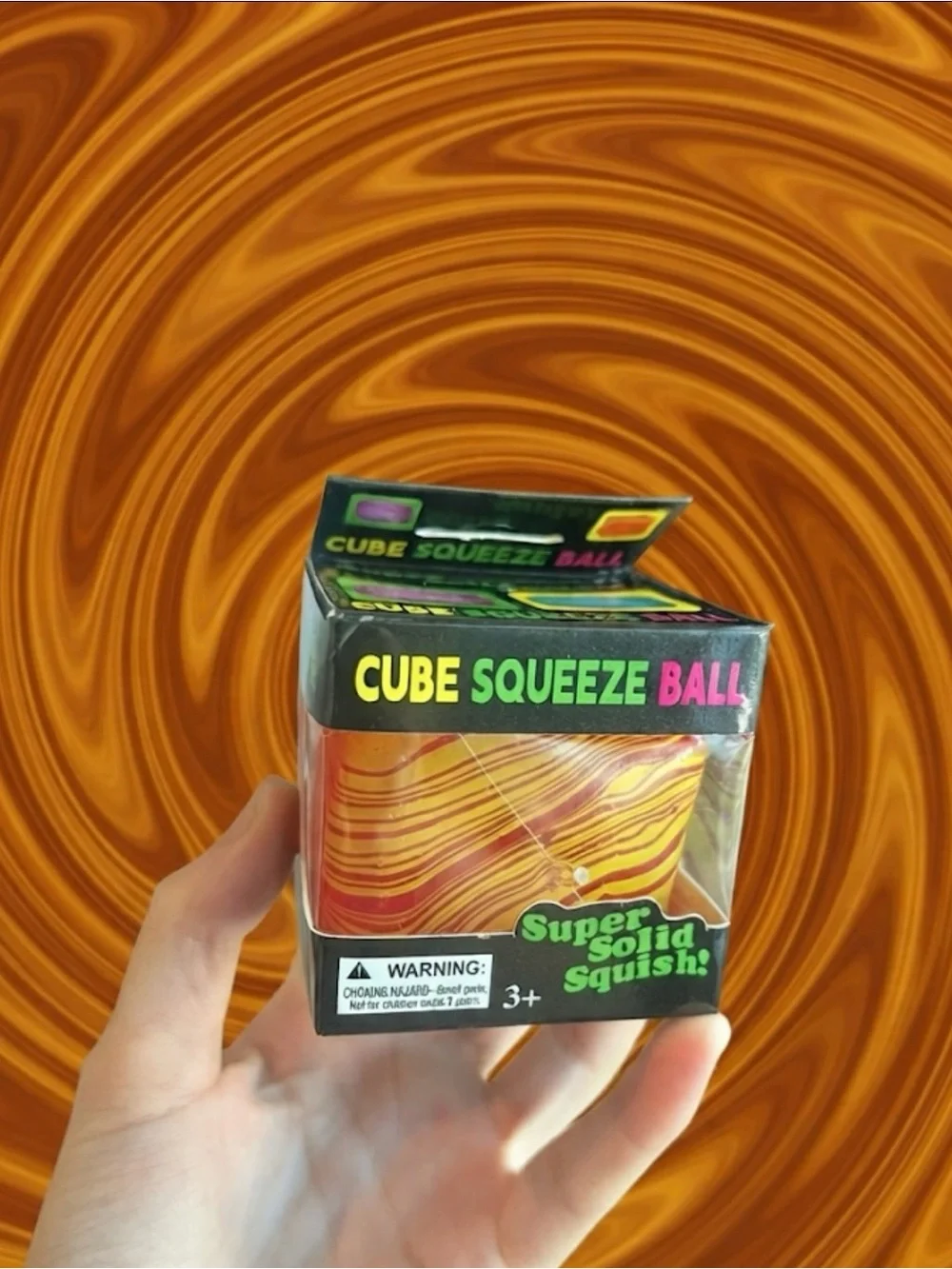 Super squishy colorful cube